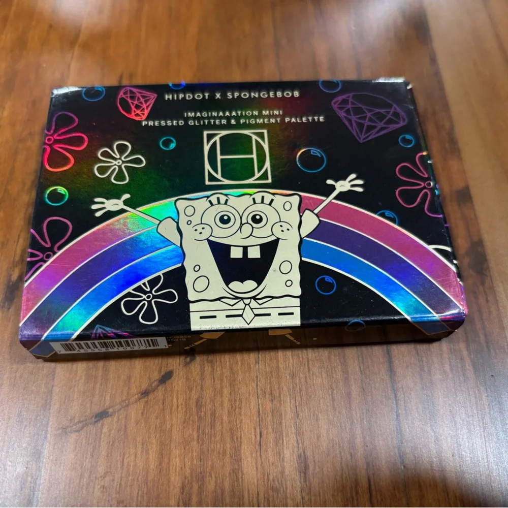 HIPDOT x SpongeBob Imaginaation Pressed Glitter & Pigment Palette NIB